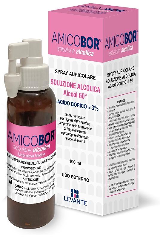 Amicobor Soluzione Alcolica per Uso Topico da 100 ml