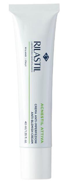 Rilastil Acnestil Attiva Crema Viso per Pelle Grassa e Acneica 40 ml