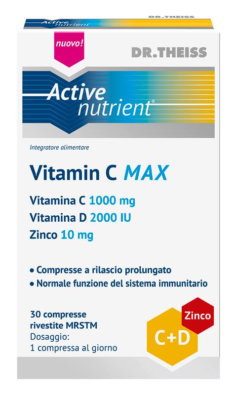 Dr Theiss Active Nutrient Vitamina C Max 30 Compresse