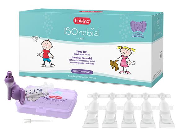 Isonebial Kit per la Pulizia delle CavitĆ Nasali