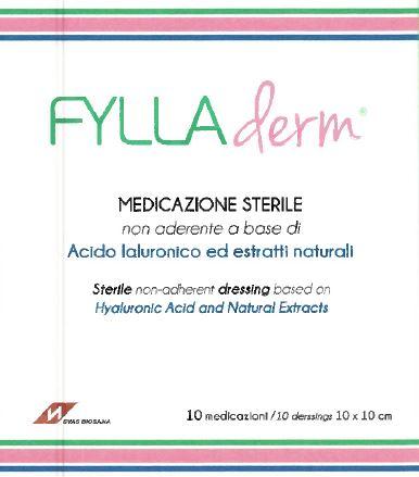 Fylladerm Med Acido Ialuronico 10x10cm 10 Bende