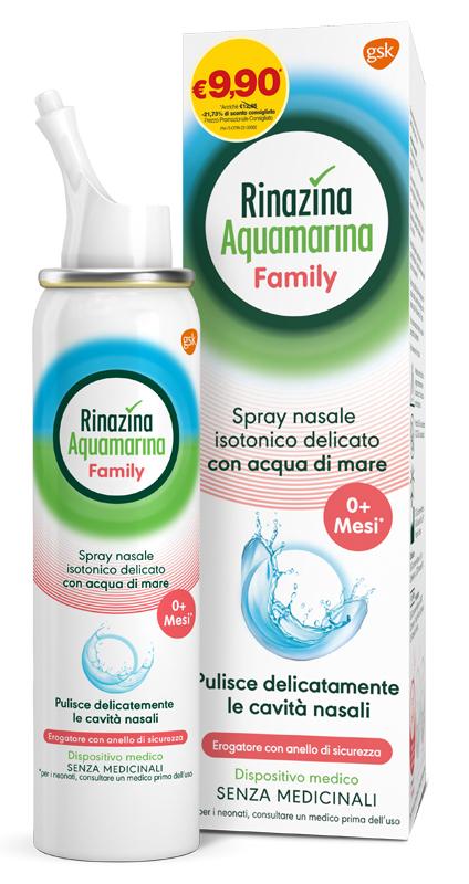 Rinazina Aquamarina Spray Nasale Family Pro
