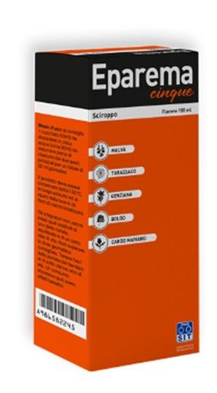 Eparema Cinque Sciroppo per Digestione e Benessere Intestinale 180 g