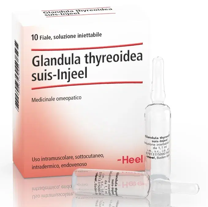 Glandula Thyreoidea Suis-Injeel Rimedio Omeopatico 10 Fiale