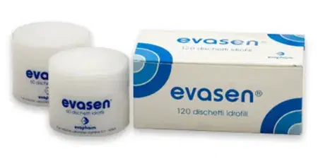 Evasen Dischetti Idrofili Trattamento Ragadi Seno 120 Pezzi