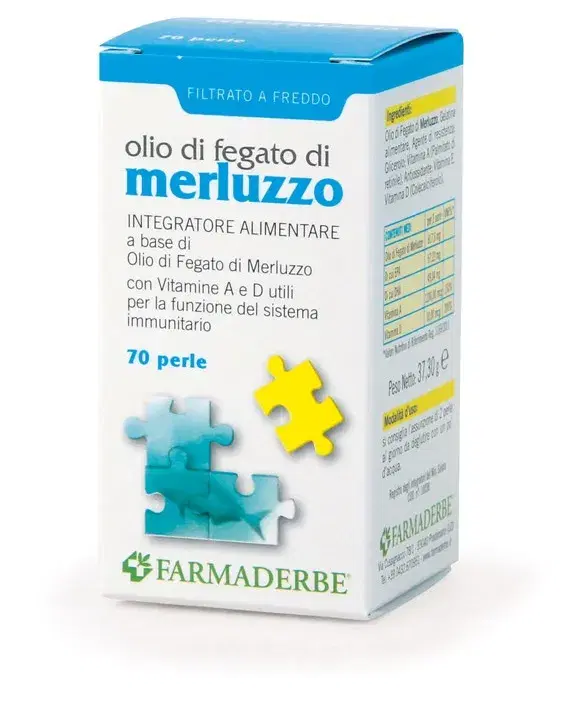 Olio Fegato Di Merluzzo 200 Perle