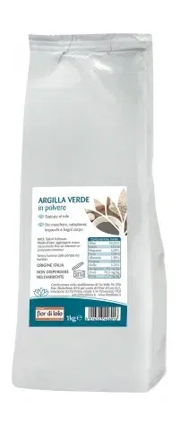 Fior di Loto Argilla Verde In Polvere Essiccata Al Sole 1000g