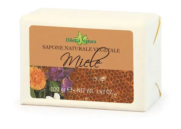 Diletta Natura Sapone Naturale Vegetale Miele Nutriente 100 g