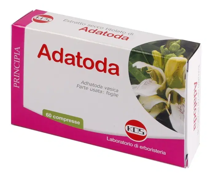 Kos Adhatoda Estratto Secco Integratore 60 Compresse