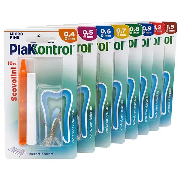 Plakkontrol Linea Igiene Interdentale Quotidiana 10 Scovolini no Manico 0,6 mm