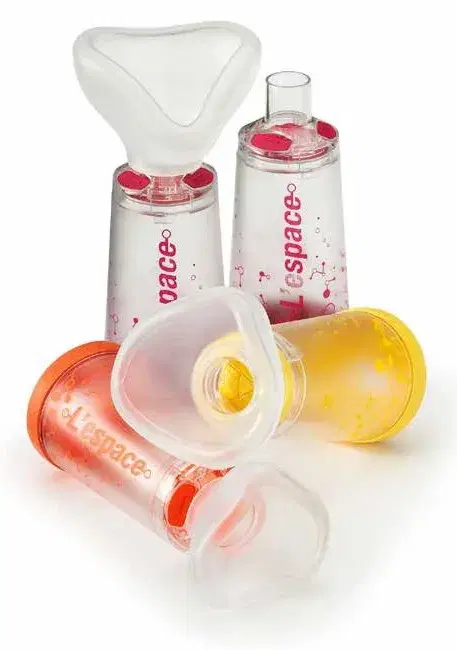 Air Liquide Medical Syst L'espace Camera Distanziatrice per Inalatori Magenta