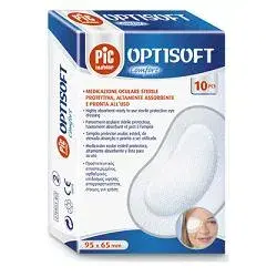Pic Tampone Oculare Pic In Tessuto Non Tessuto Sterile Adesivo 10 Pezzi