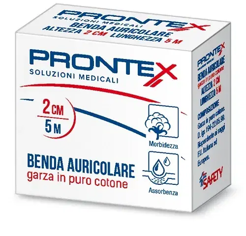 Safety Prontex Benda Auricolare 1cm x 5m