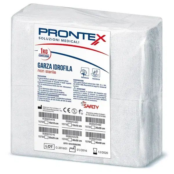 Safety Texil Garza 15x15 cm 1 kg