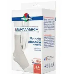 Dermagrip Benda Elastica Auto Aderente Per Medicazioni Con Leggero Effetto Compr