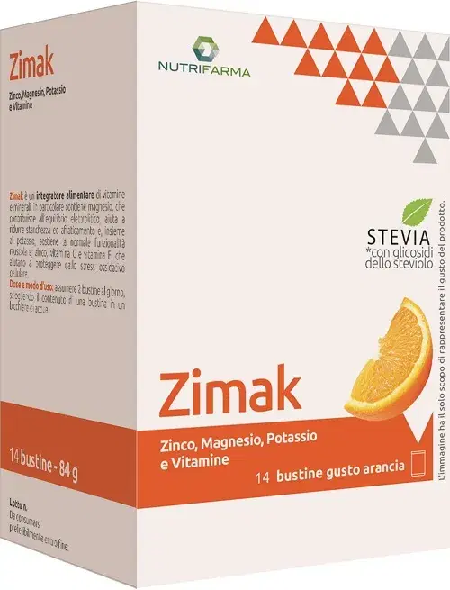 Zimak Integratore Sali Minerali Gusto Arnacia 14 Bustine