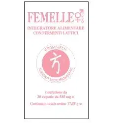Femelle Integratore Alimentare con Fermenti Integratore 30 Capsule