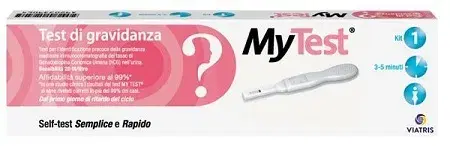 My Test Hcg Rapid Test di Gravidanza 1 Pezzo