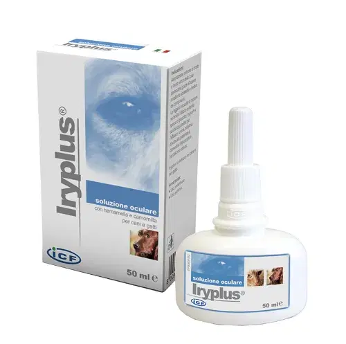ICF Farmaceutici Linea Animali Domestici Iryplus Detergente Oculare Cani e Gatti