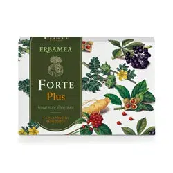 Erbamea Forte Plus Integratore per Stanchezza Fisica e Mentale 14 Flaconi x 10ml