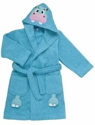 Chicco Accappatoio Ippopotamo Azzurro 2Anni