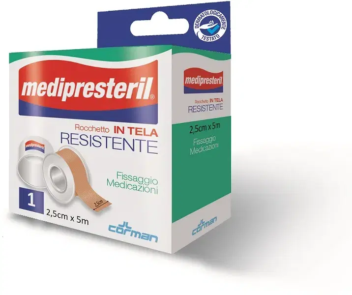 Medipresteril Rocchetto in Tela 5x250 cm 1 Pezzo