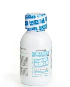 Curasept Ads Collutorio 0,05 Clorexidina Travel Trattamento Placche Carie 100 ml
