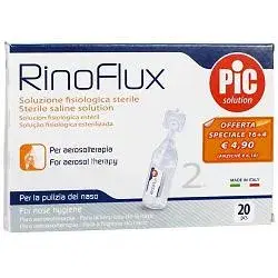 Pic Rinoflux Soluzione Fisiologica Per Aerosol 20 Flaconcini