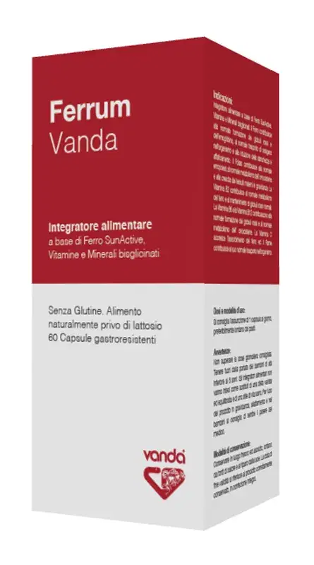 Vanda Ferrum Integratore 60 Capsule