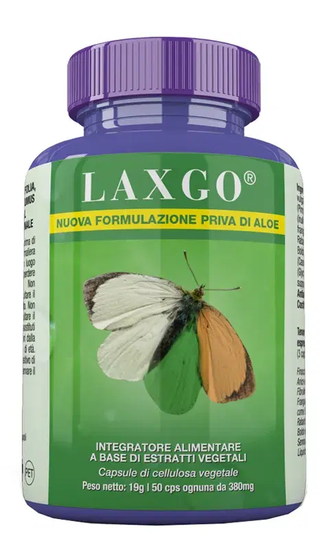 Biosalus Laxgo Integratore per la Regolarità Intestinale 50 Capsule