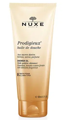 Nuxe Prodigieux Huile de Douche Olio Doccia Profumato Idratante, Delicato 200 ml