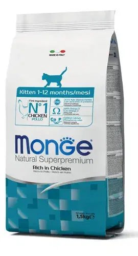 MONGE KITTEN 1/12 MONTHS 1,5KG