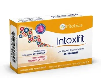 Intoxifit Integratore 24 Capsule 600 mg