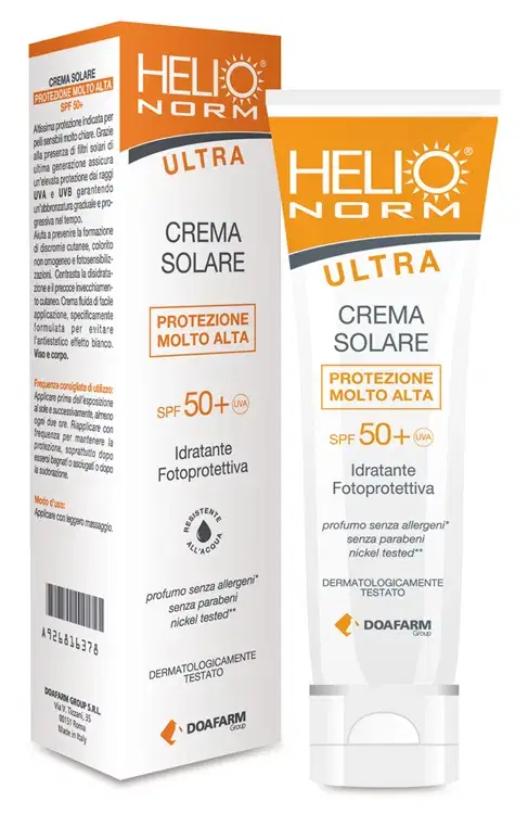 Helionorm Ultra Crema Solare SPF 50+ Protezione Corpo 100 ml