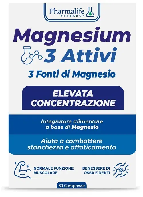 Pharmalife Magnesium 3 Attivi 60 Compresse