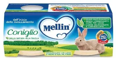 Mellin Omogeneizzato di Coniglio 2 x 120 g