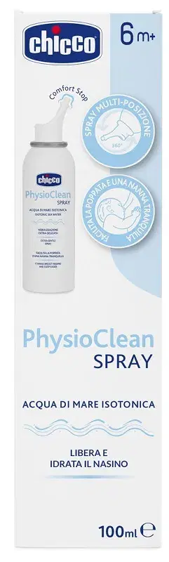 Chicco Physioclean Acqua Di Mare Isotonica 100 ml