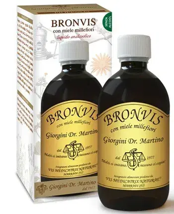 Bronvis Sciroppo con Miele Millefiori per la Tosse 500ml