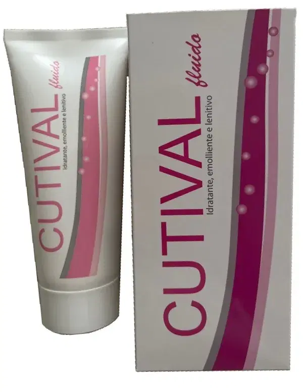 Cutival Fluido Idratante e Lenitivo per Pelle Sensibile Flacone da 200ml