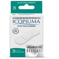 Icopiuma Cerotti In TNT Ipoallergenici Delicati Misura Media 20 Pezzi