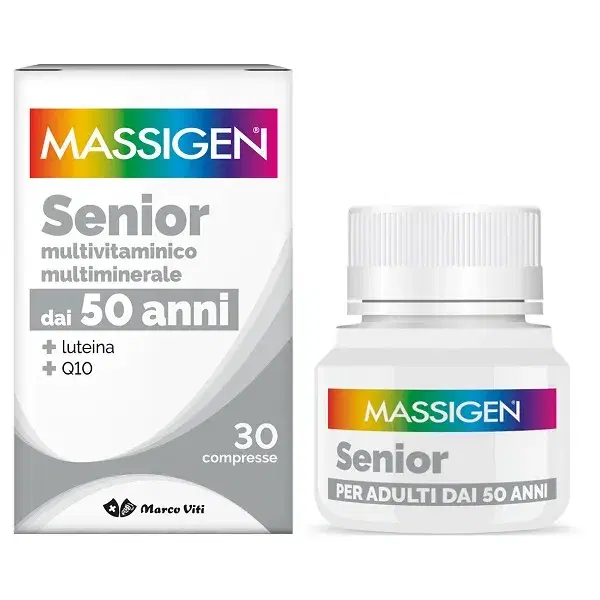 Massigen Dailyvit+ Senior Integratore Multivitaminico e Multiminerale 30 Compresse
