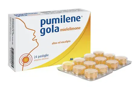 Pulimene Gola Gusto Miele e Limone 24 Pastiglie