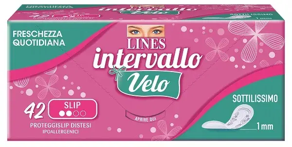 Lines Velo Salvaslip 42 Pezzi
