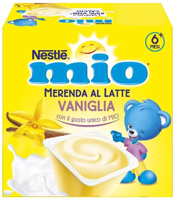 Nestle Mio Merenda al Latte Gusto Vaniglia 4 x 100 g