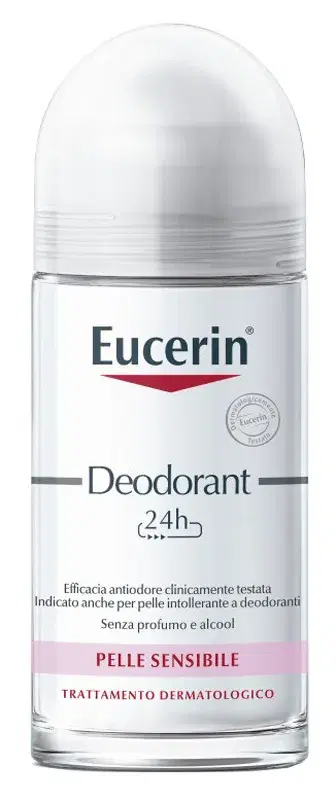 Eucerin 24 h Deodorante Pelle Sensible Roll-on 50 ml