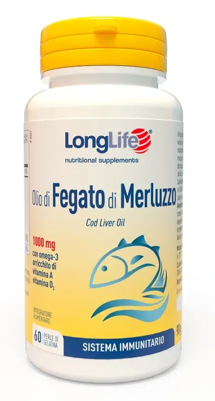 Longlife Longlife Olio Fegato Merluzzo 1000 Mg 60 perle