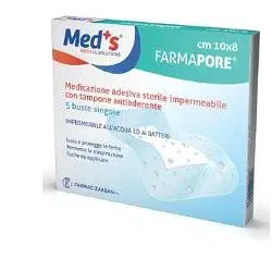 Med's Medicazione Adesiva Sterile Trasparente Impermeabile 10 m x 6 cm 5 Pezzi