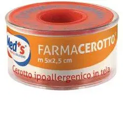 Med's Cerotto Tela In Rocchetto 5 m x 2,50 cm