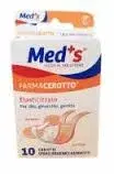 Cerotto Meds Strips Tela Ipoallergenica Elasticizzato Assortiti 10 Pezzi