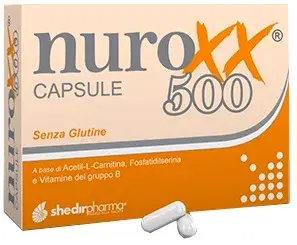 Shedir Pharma Nuroxx500 Integratore per il Sistema Nervoso 30 Capsule